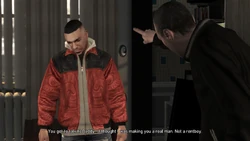 Bulgarin is teasing him for not making the decision by himself.