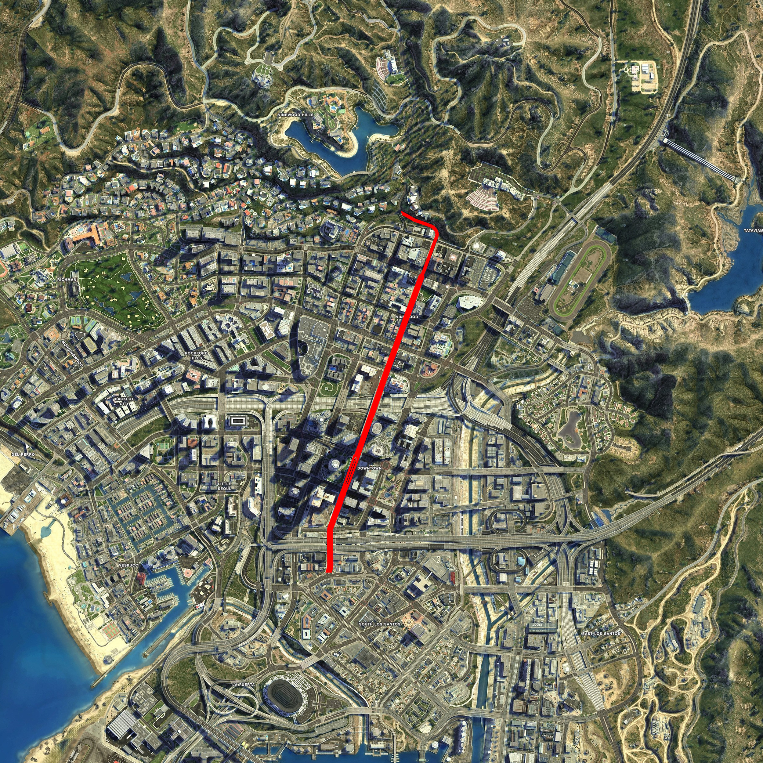 Satellite Map Gta 5 Power Street | Gta Wiki | Fandom