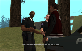 Tenpenny asks Carl how he didn't realize this when he was ran out of town just because he didn't save Brian from dying.