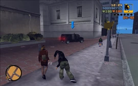 Claude, about to kill the second group using grenades that would help eliminate the whole FBI agents inside their surveillance van.