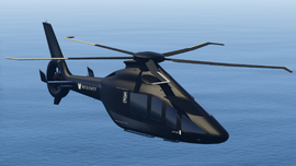 A SercuroServ Volatus in GTA Online. (rear quarter view)