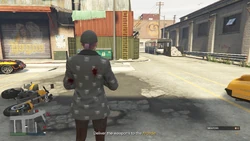 Deliver the weapons to the Arcade