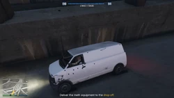 Deliver the equipment