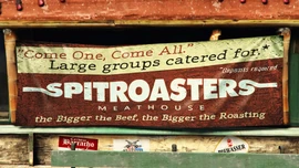 Sign found outside the restaurant.