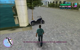 Tommy going back to his vehicle.