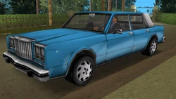 The Unnamed Property Developer's Greenwood parked outside the Leaf Links Golf Club.