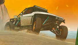 The Ratel shown in the promotional artwork for San Andreas Mercenaries.