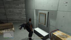 Stole the painting.