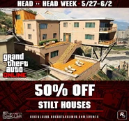 50% off Stilt Houses.