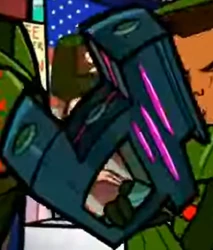 First Sergeant Vanessa's plasma blaster.