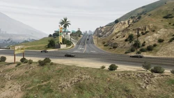 Route1-GTAV-Intersection.jpg (71 KB) The intersection of Route 1 and the western end of Route 68.