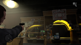 Red Mist XI logo in Comrades Bar.