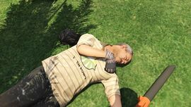 Carlos dead in Grand Theft Auto V.