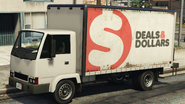 A Deals & Dollars Mule in Grand Theft Auto V. (Rear quarter view)