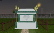 Paulie's Tombstone in Liberty City Cemetery.