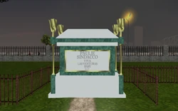 Paulie's tombstone in Liberty City Cemetery.