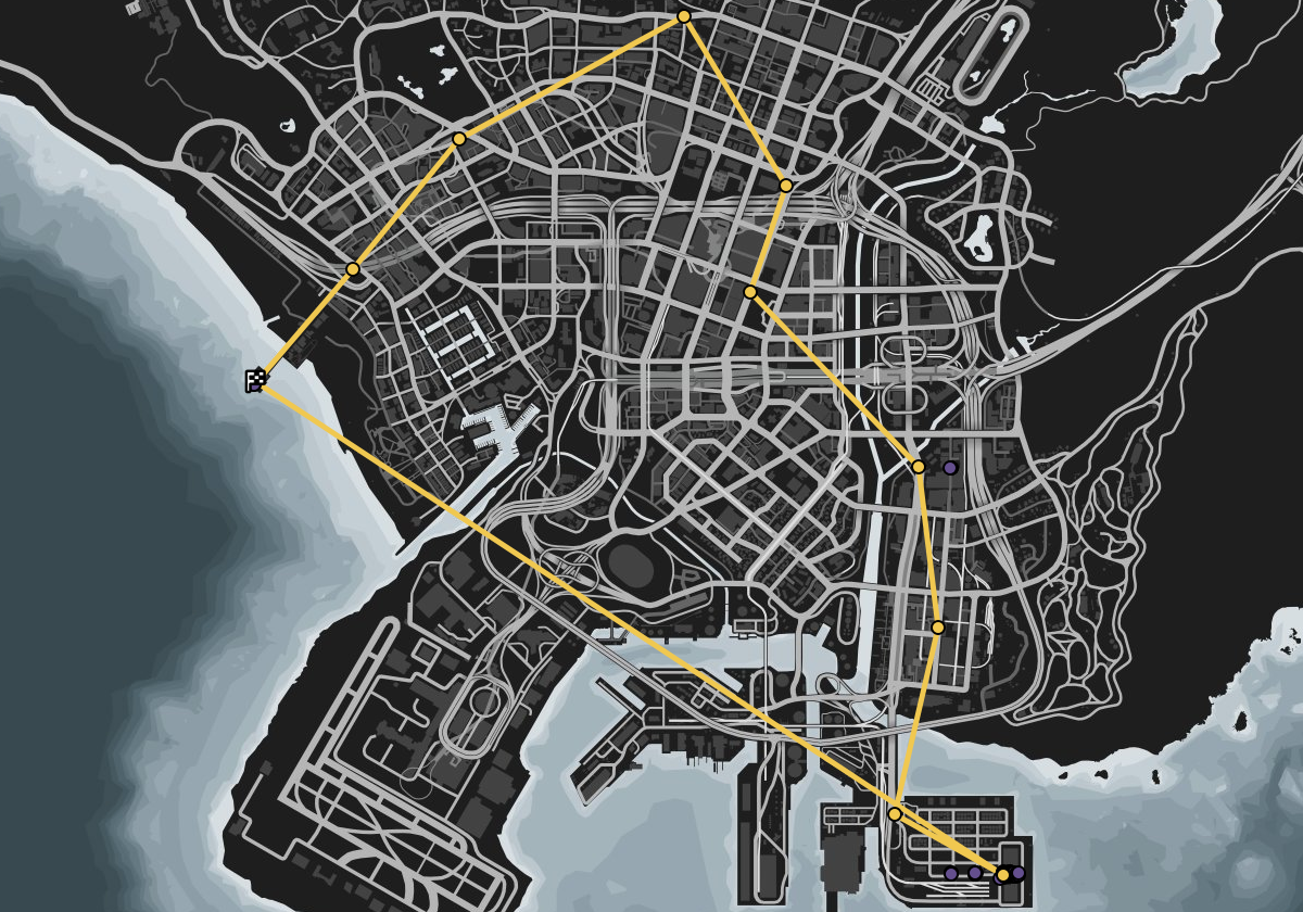 GTA V Map for Assetto Corsa - Jetsam Terminal Port 