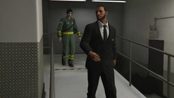 The  leads the player to the sewage leak