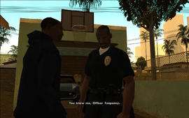 CJ says that Tenpenny knows him and should already know the answer to his question.