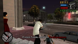 Protect Toshiko and kill the Forelli gangsters.