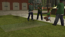 Beverly Johnson's grave in the Vinewood Cemetery.