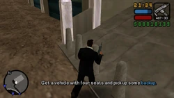 Get a vehicle with four seats and pick up some backup.