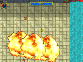 The Bus is blown up by the Rastas with the agent inside.