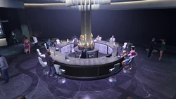 The bar, where drinks can be purchased.