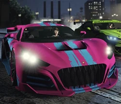 Loading screen advertising Hao’s Special Works, featuring an S95 racing against a Cyclone II.