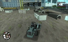 摧毁了第一个临时工棚