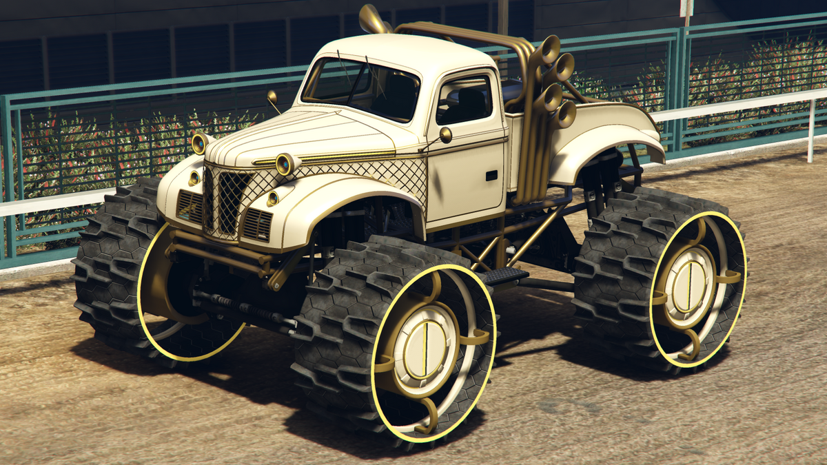 GTA 5 Online: First Person Mod Monster Truck Gameplay Revealed