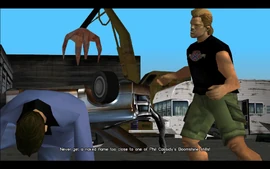 Phil reveals that the explosion was from Phil's boomshine being exposed to naked flame.