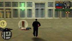 Collecting the report from the dead informant.
