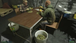 Processing staff at work.