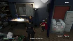 Secure the target