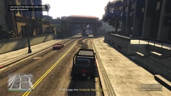 Look around the studio for clues on the target's whereabouts