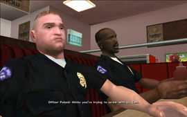 Tenpenny tells Carl that they don't buy the excuses Carl is trying to give them.