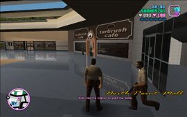 Upon entering the mall, Tommy and Lance need to head into the cafe and wire the bomb correctly.