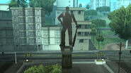 A statue of Sam in Grand Theft Auto: San Andreas.