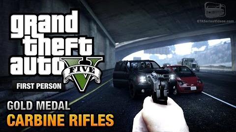 GTA 5 - Mission 12 - Carbine Rifles First Person Gold Medal Guide - PS4