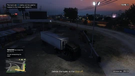 Deliver the trailer.