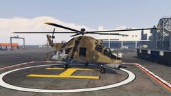 GTA 5 - Helicóptero de Combate SAVAGE Veículo NOVO DLC HEISTS 