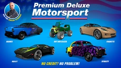 Premium Deluxe Motorsport stock.