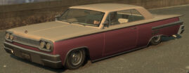 Elizabeta Torres' pink Voodoo "Have a Heart" in GTA IV. (Rear view with trunk open, revealing corpses.)