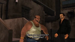 And he doesn't explain to Toni what the problem is.