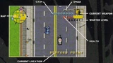 HUD-GTAA.jpg (32 KB) GTA Advance. (On foot, time display instead of vehicle speed).