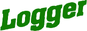 Silhouette of Logger's logo.