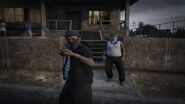 Marabunta Grande gang members engaging in combat.