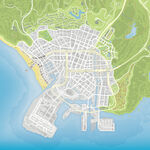 Map of GTA:San Andreas based off of its real life counterparts