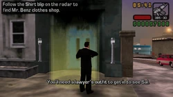 You'll need a lawyer's outfit to get in to see Sal.